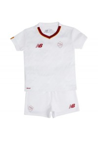 AS Roma Babyklær Borte Fotballdrakt til barn 2022-23 Korte ermer (+ Korte bukser)